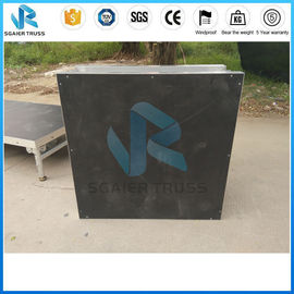 Stage Church Light Aluminum Work Folding Stage Plywood Stage Decoration For Hotel And Training Centre